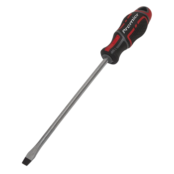 Sealey AK4357 | Premier GripMAX Slotted Screwdriver 8 x 200mm