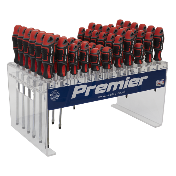 Sealey AK4369DS │Premier GripMAX® Individual Screwdrivers Countertop Display 66pc