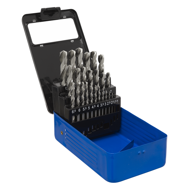 Sealey AK47251 | HSS Fully Ground Drill Bit Set 25pc