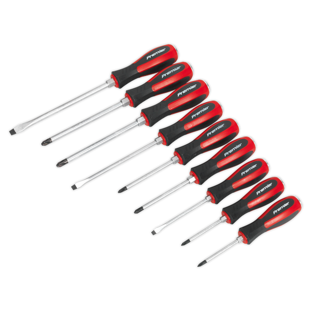 Sealey AK4934 | Premier Hammer-Thru Screwdriver Set 9pc