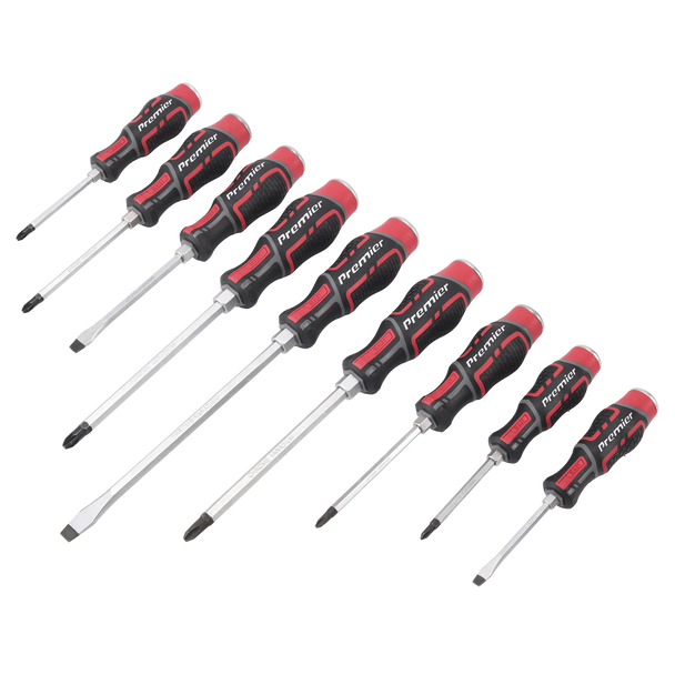 Sealey AK4941 | Premier Hammer-Thru Screwdriver Set 9pc