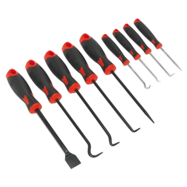 Sealey AK5209 | Scraper & Hook Set 9pc