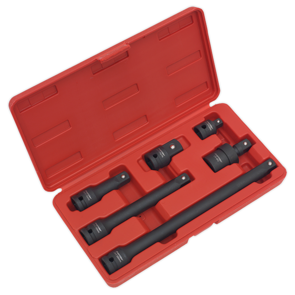Sealey AK5514 | Premier Impact Adaptor & Extension Bar Set 1/2"Sq Drive 6pc