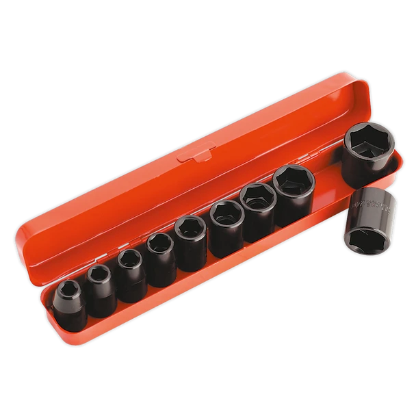 Sealey AK56/11M | Premier Impact Socket Set 1/2"Sq Drive 10pc