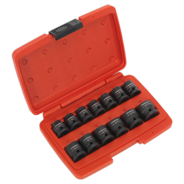 Sealey AK5613LP | Premier Low Profile Impact Socket Set 1/2"Sq Drive 13pc