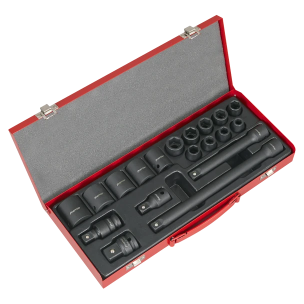 Sealey AK5619M | Premier Impact Socket Set 1/2"Sq Drive 19pc