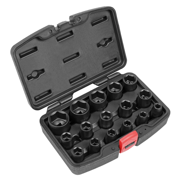 Sealey AK5624M | Premier Impact Socket Set 1/2"Sq Drive 16pc