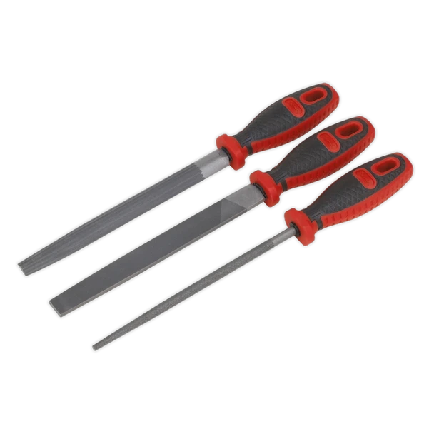 Sealey AK572 | Premier Engineer's File Set 200mm 3pc