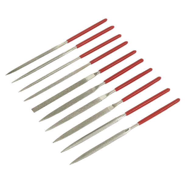 Sealey AK577 | Diamond Needle File Set 10pc