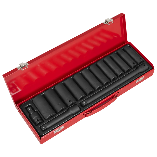 Sealey AK5815M | Premier Deep Impact Socket Set 1/2"Sq Drive 15pc
