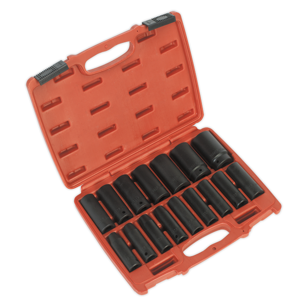 Sealey AK5816M | Premier Deep Impact Socket Set 1/2"Sq Drive 16pc
