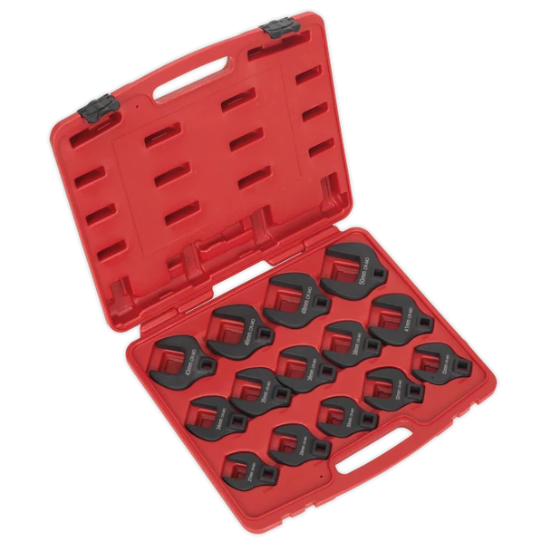 Sealey AK59831 | Premier Crow's Foot Spanner Set 1/2"Sq Drive 14pc