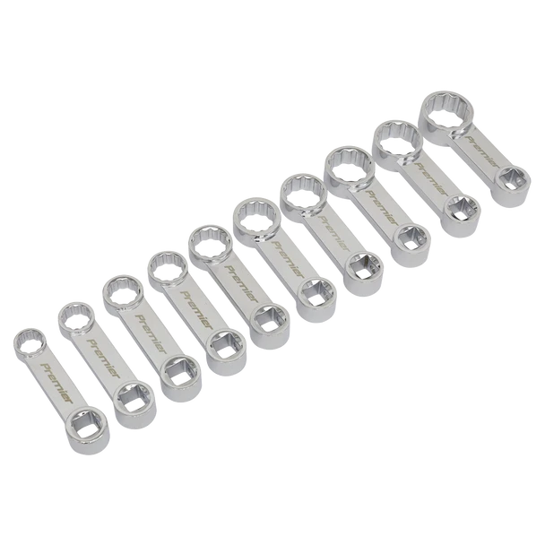 Sealey AK59895 | Premier Torque Adaptor Spanner Set 3/8"Sq Drive 10pc