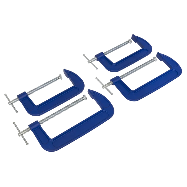 Sealey AK6006SET | G-Clamp Set 150mm & 200mm 4pc