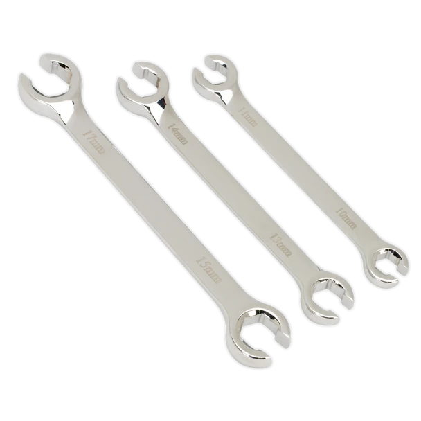 Sealey AK600 | Premier Flare Nut Spanner Set 3pc