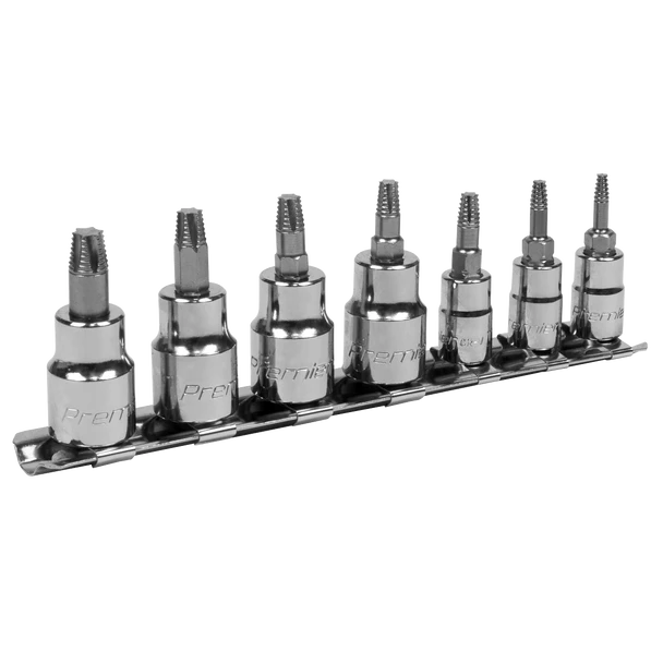 Sealey AK62262 | Premier Lock-On TRX-Star* Socket Bit Set 1/4" & 3/8"Sq Drive 7pc