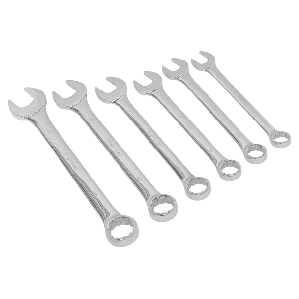 Sealey AK6324 | Premier Super Jumbo Combination Spanner Set 6pc