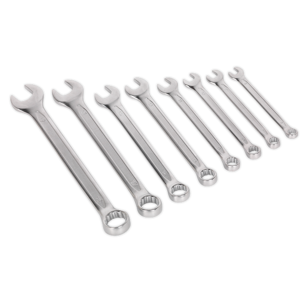 Sealey AK63252 | Premier Combination Spanner Set 8-19mm 8pc