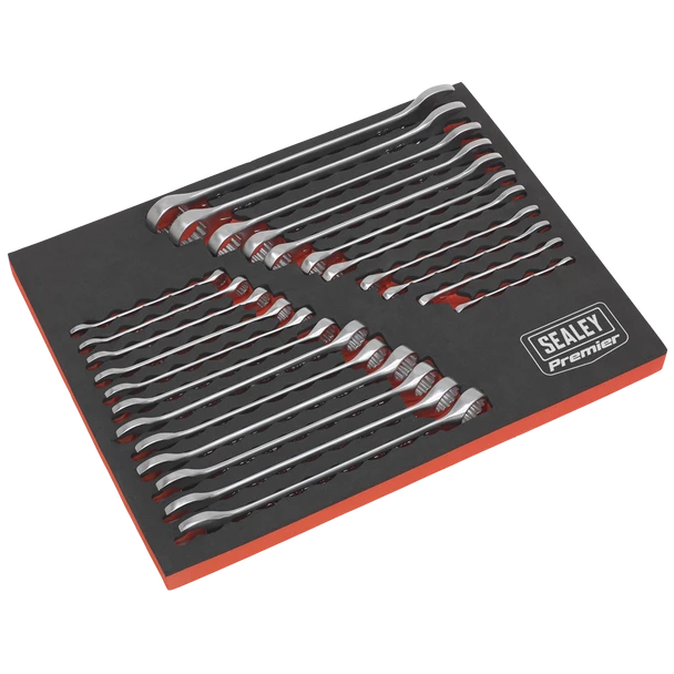 Sealey AK63256 | Premier Metric/Imperial Combination Spanner Set 23pc