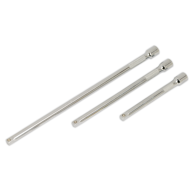 Sealey AK6330 | Premier Extension Bar Set 1/4"Sq Drive 3pc