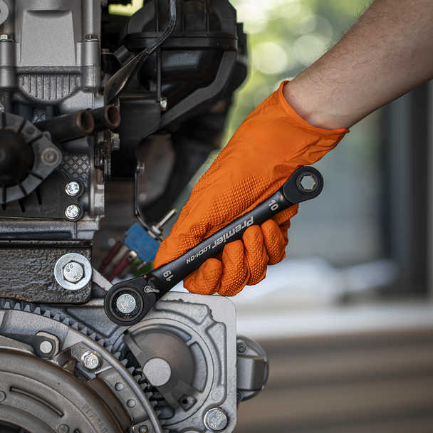 Sealey AK63923 ⏐ Black Series 4-in-1 Reversible Lock-On™ Ratchet Ring Spanner