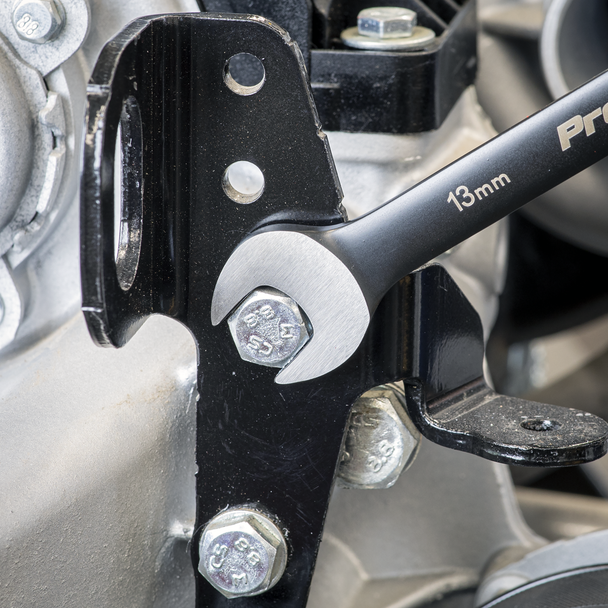 Sealey AK63940B ⏐ Premier Black Combination Ratchet Spanner Set 12pc