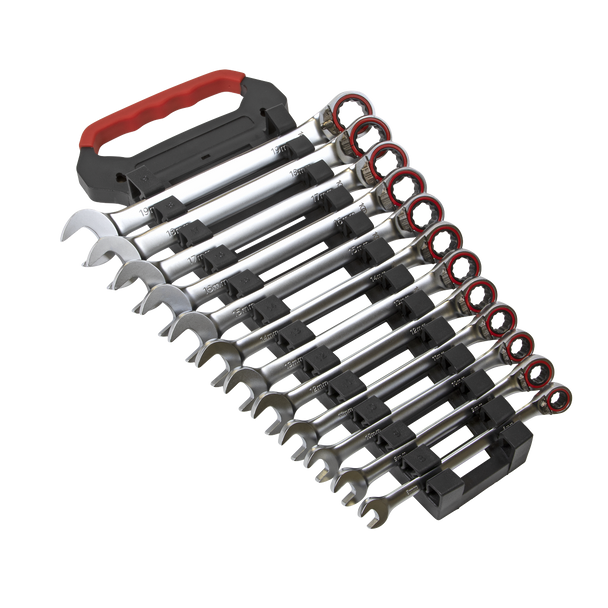 Sealey AK63944 | Premier Platinum Reversible Ratchet Combination Spanner Set