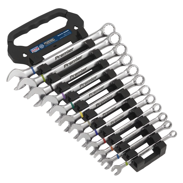 Sealey AK63950 | Premier Platinum Anti-Slip Combination Spanner Set 12pc