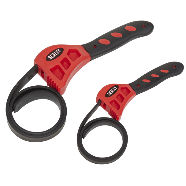 Sealey AK6408 | Strap Wrench Set 2pc