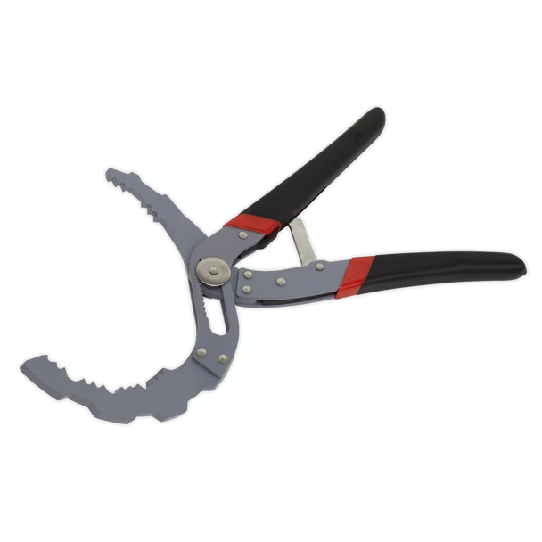 Sealey AK6421 | Premier Self-Adjusting Angled Oil Filter Pliers