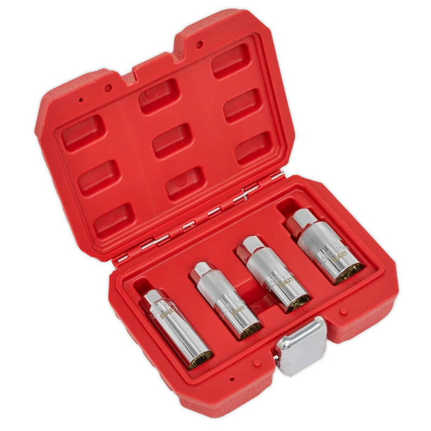 Sealey AK65561 | Magnetic Spark Plug Socket Set 3/8"Sq Drive 4pc