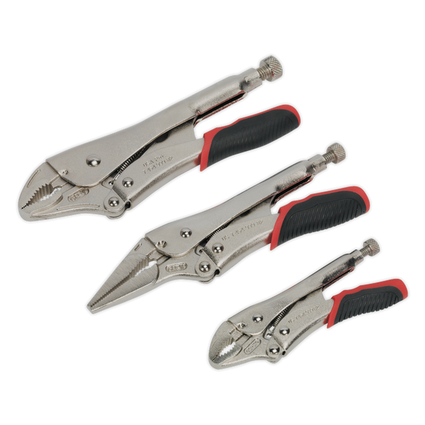 Sealey AK6863 | Premier Quick Release Locking Pliers Set 3pc