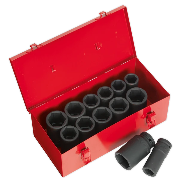 Sealey AK687 | Premier Metric/Imperial Deep Impact Socket Set 3/4"Sq Drive 13pc