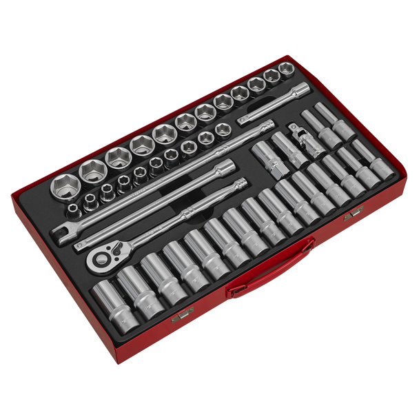Sealey AK6941 | Premier Socket Set 1/2"Sq Drive 46pc