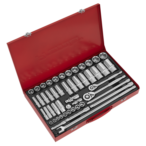 Sealey AK6942 | Premier Socket Set 3/8" & 1/2"Sq Drive 50pc