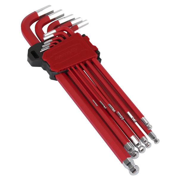 Sealey AK7164 | Premier Extra-Long Ball-End Hex Key Set 11pc