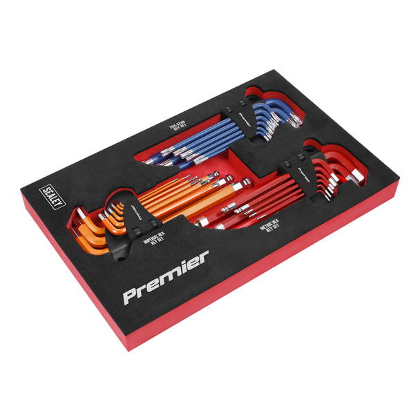 Sealey AK7179 | Premier Master Hex Key Set 27pc