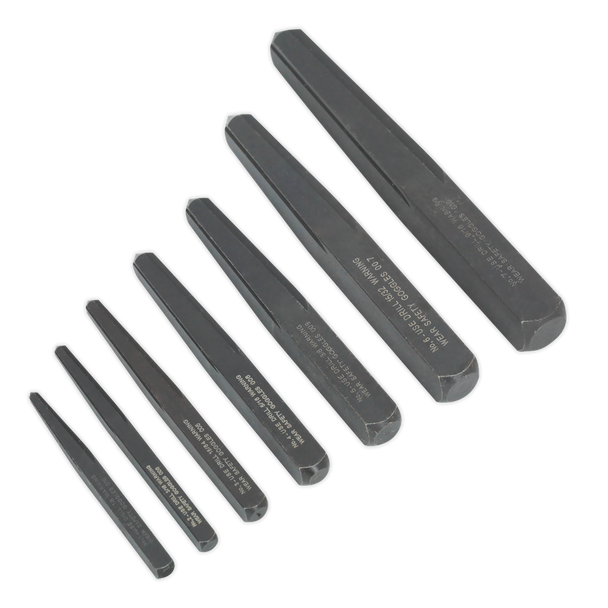 Sealey AK720 | Square Type Screw Extractor Set 7pc