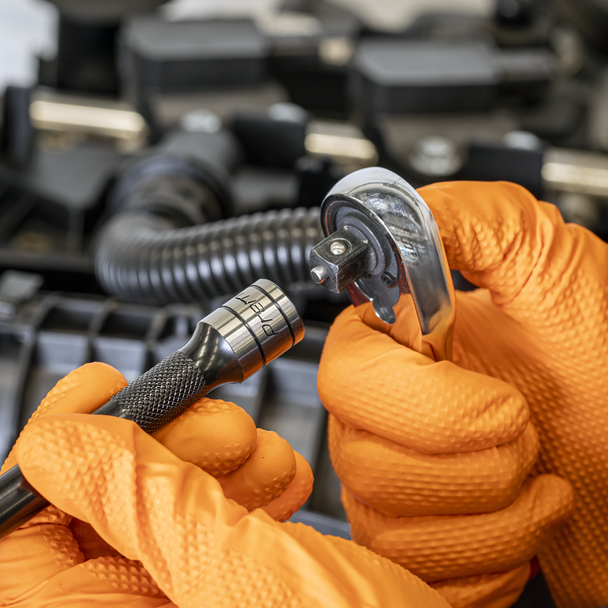 Sealey AK7693 ⏐ Premier Black Wobble/Rigid Extension Bar Set 1/4", 3/8" & 1/2"Sq Drive 9pc - Premier Black