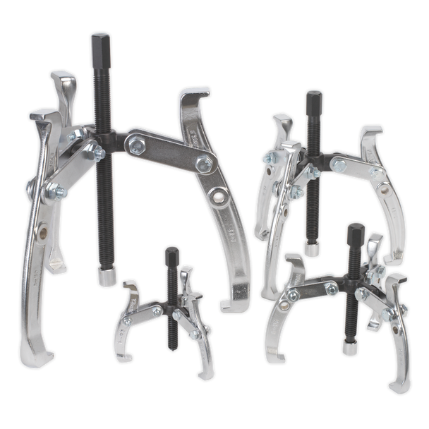 Sealey AK79 | Triple Leg Gear Reversible Puller Set 4pc