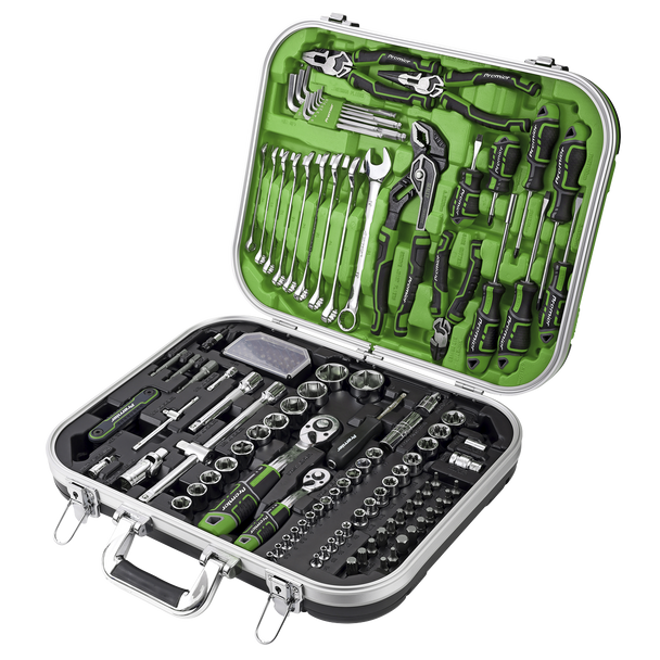 Sealey AK7980HV | Premier Mechanic's Tool Kit 144pc - Hi-Vis Green