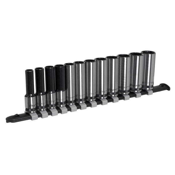 Sealey AK7993 | Premier Black Deep Socket Set 3/8"Sq Drive 12pc
