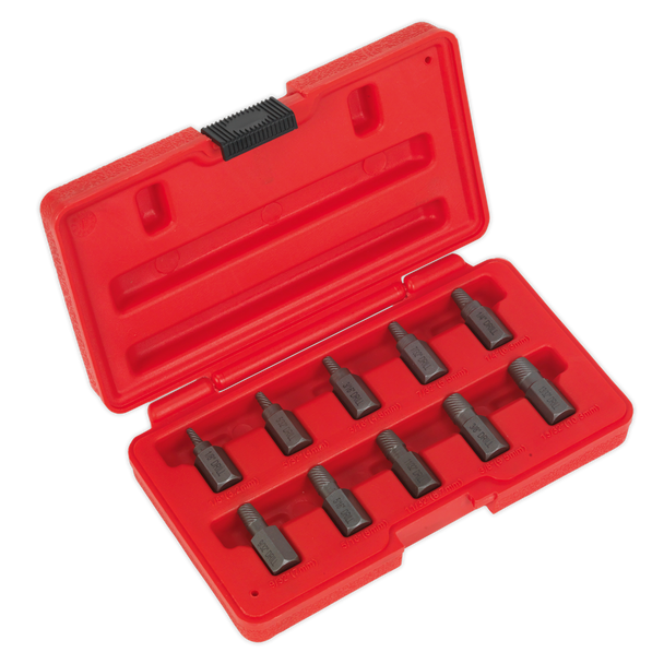 Sealey AK8181 | Multi-Spline Screw Extractor Set 10pc
