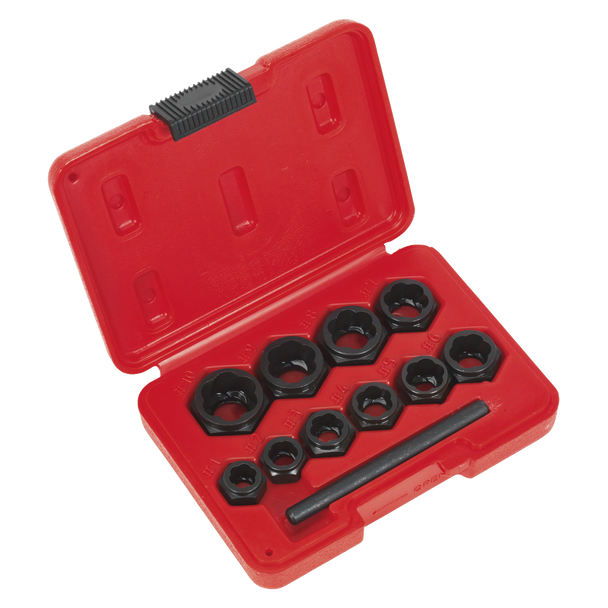 Sealey AK8183 | Spanner Type Bolt Extractor Set 11pc