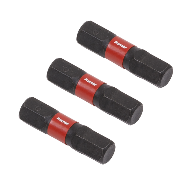 Sealey AK8214 | Premier Hex Impact Power Tool Bits 6 x 25mm 3pc