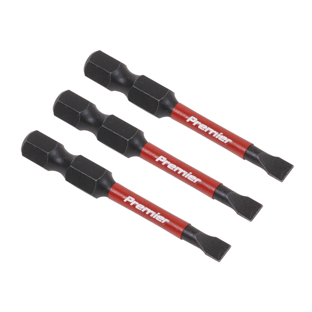 Sealey AK8226 | Premier Slotted Impact Power Tool Bits 4.5 x 50mm 3pc