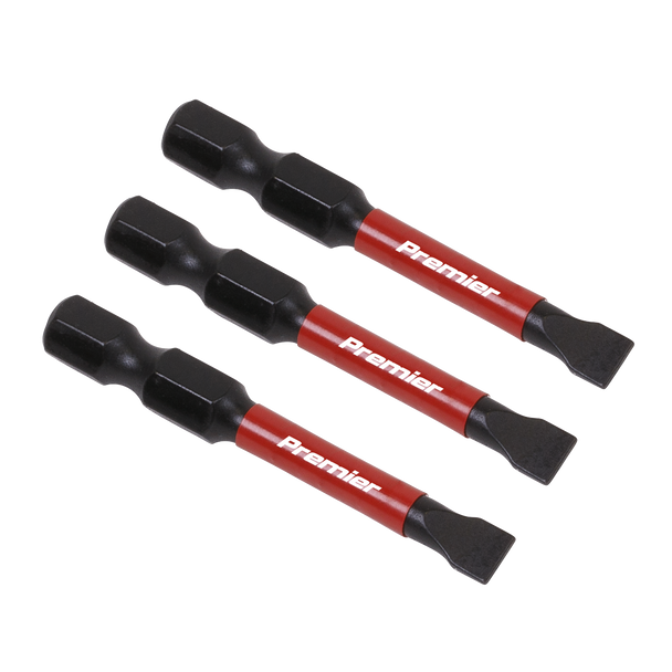 Sealey AK8227 | Premier Slotted Impact Power Tool Bits 5.5 x 50mm 3pc