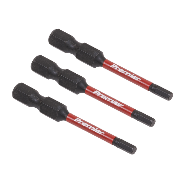 Sealey AK8236 | Premier Hex Impact Power Tool Bits 3 x 50mm 3pc