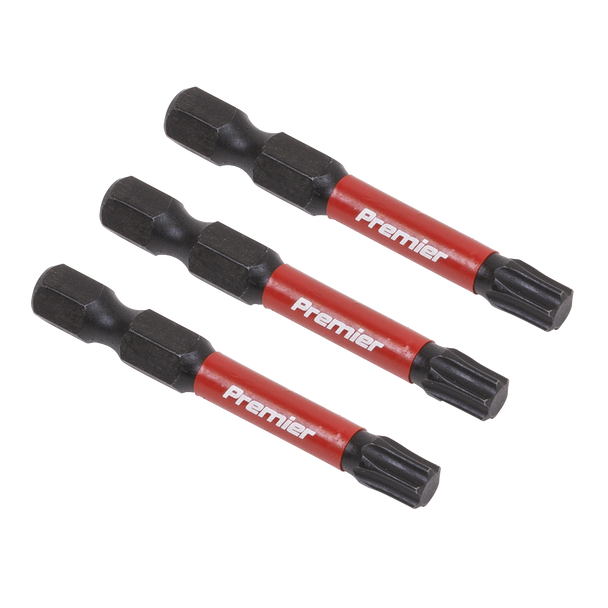 Sealey AK8245 | Premier TRX-Star* Impact Power Tool Bits T30 x 50mm 3pc