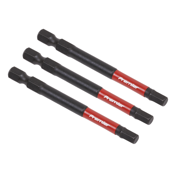 Sealey AK8263 | Premier Hex Impact Power Tool Bits 5 x 75mm 3pc